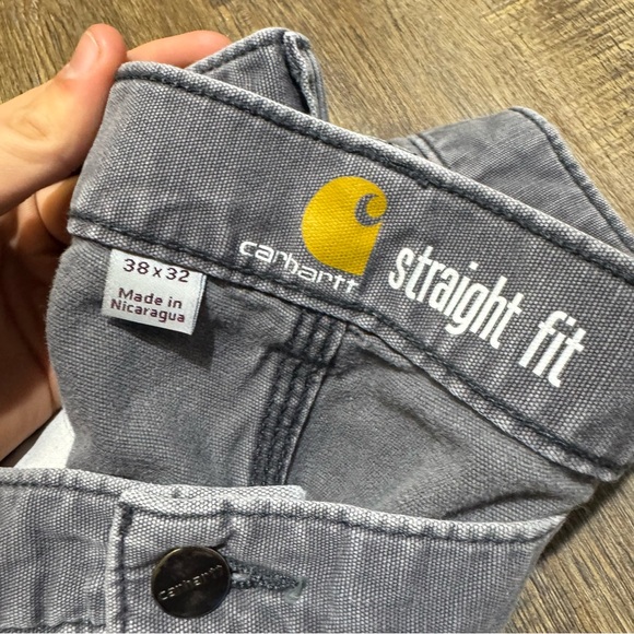 Grey Carhartt Cargo Pants - Picture 6 of 7